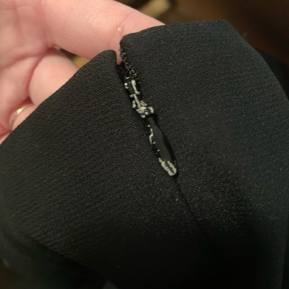 Vintage Gillian Classic Sleeveless Open Back Little Y2K Black Dress 6 - Picture 7 of 7